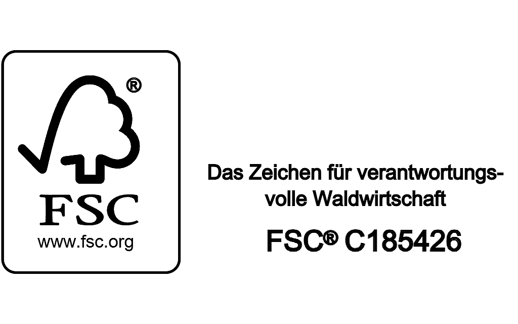 FSC® C185426 – Forest Stewardship Council® Markenlizenz